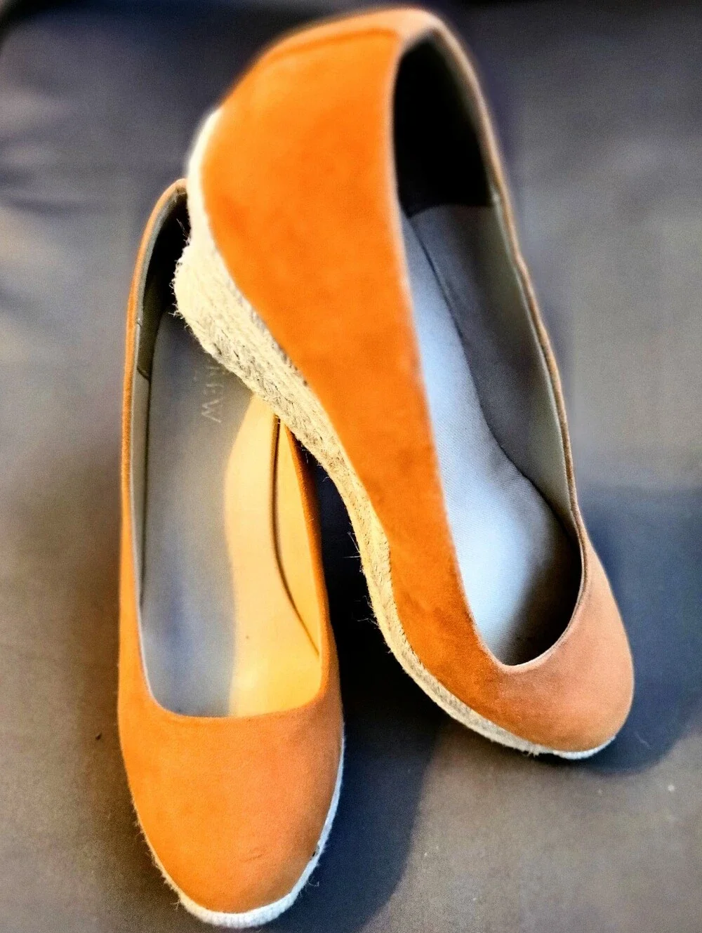 J.Crew Seville Suede Espadrille Wedges in Warm Pale Caly